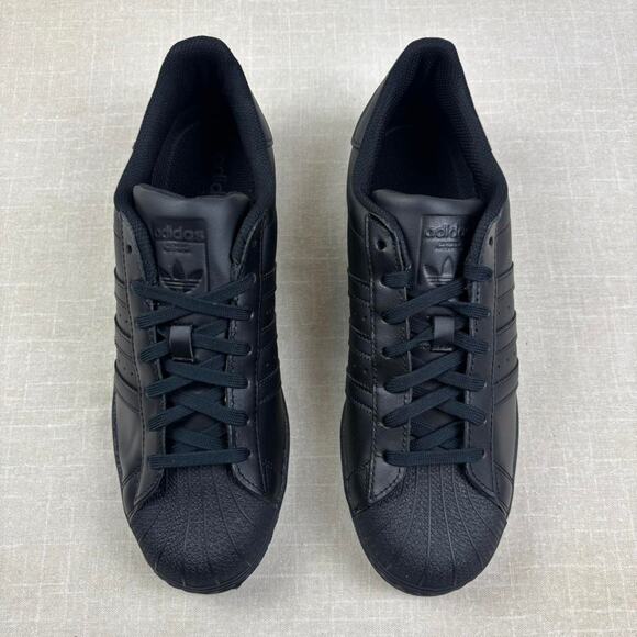 ♣️ Adidas Superstar “Triple Black” 11M - Picture 3 of 6